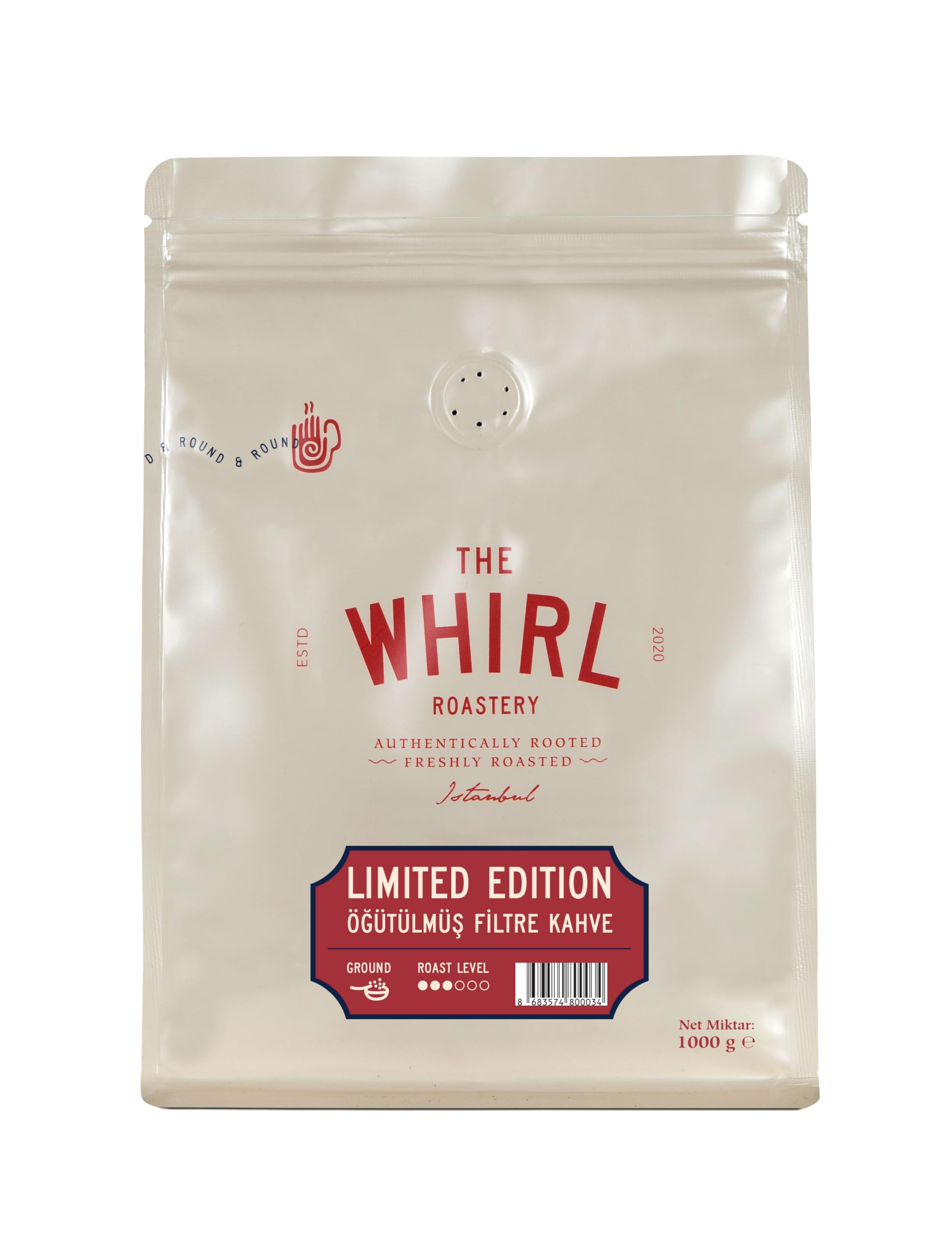 THE WHIRL Filtre Limited Edition 1 kg Öğütülmüş