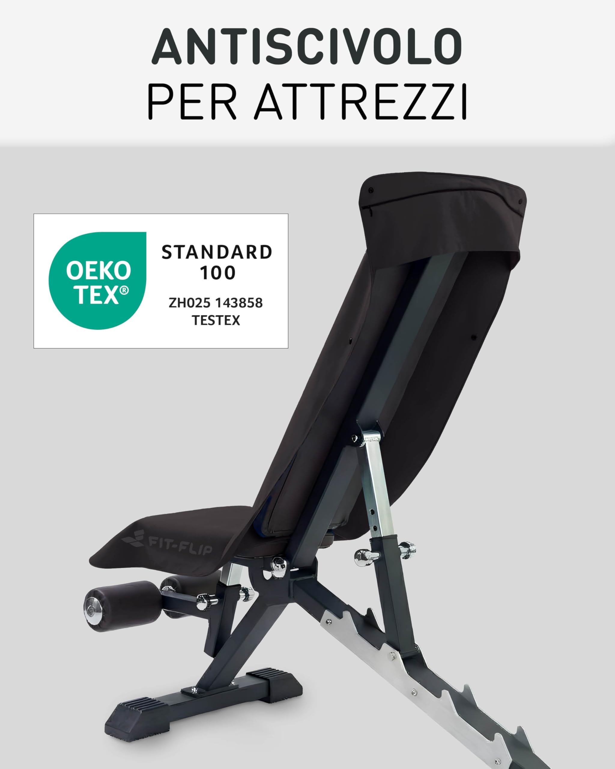 Fit-Flip Asciugamano Sportivo con Scomparto a Cerniera e Clip Magnetica - Telo in Microfibra - Compatto e ad Asciugatura Rapida - Accessori da Palestra uome e Donna