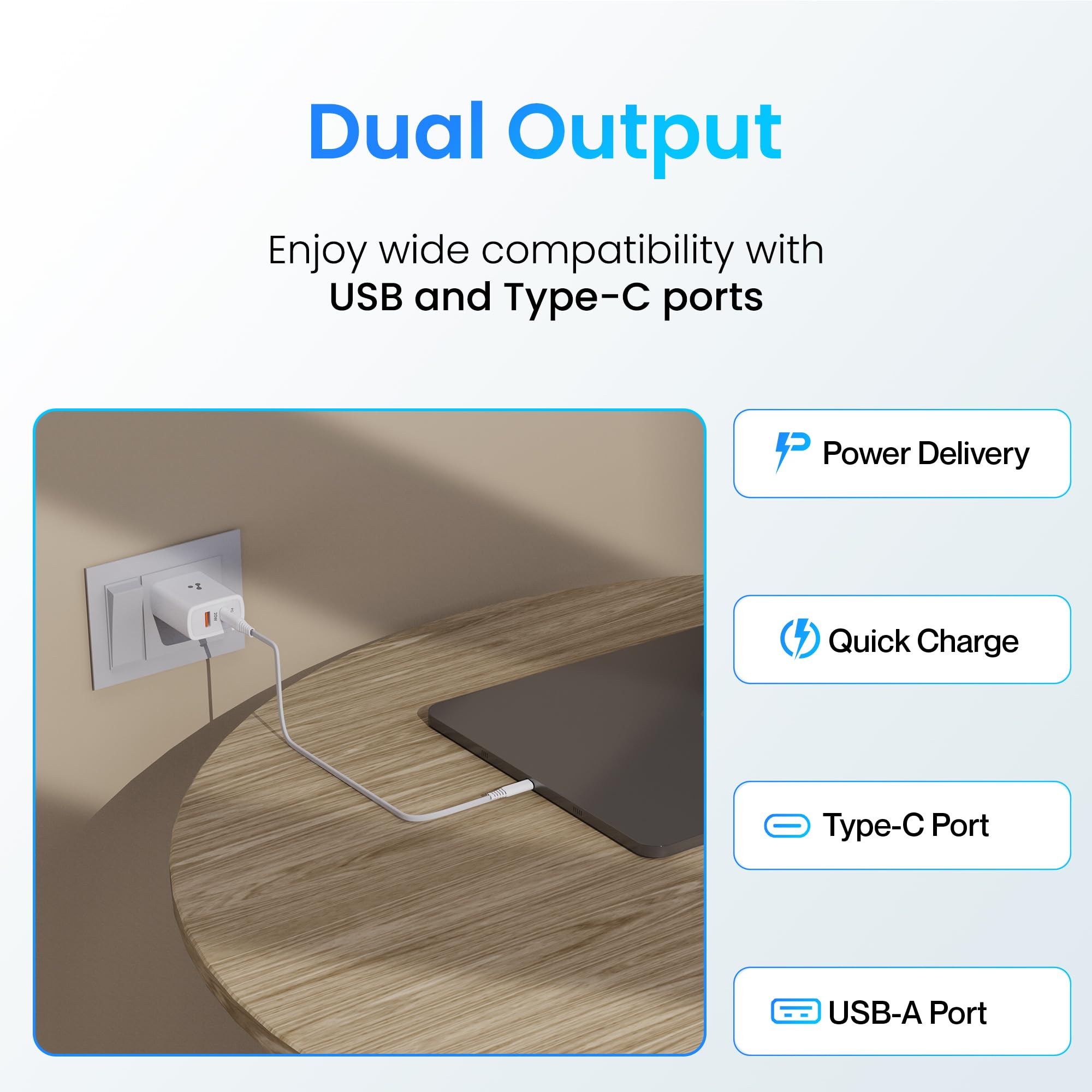 Ambrane RAAP H11 Charger - 20W Fast Charging -4