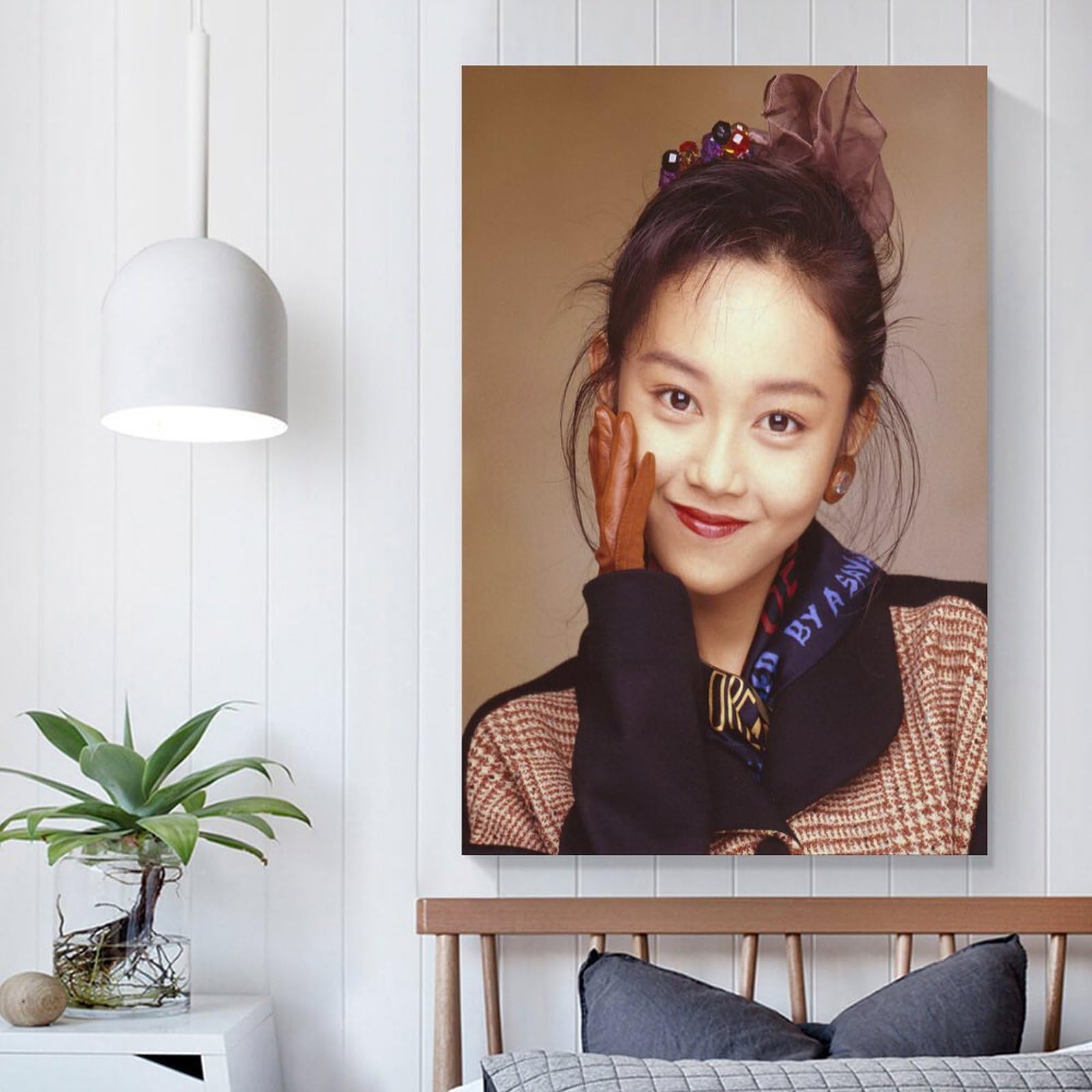 Amazon.co.jp: 浅香唯 歌手 若い頃 レトロ ポスター ポスター 装飾 絵