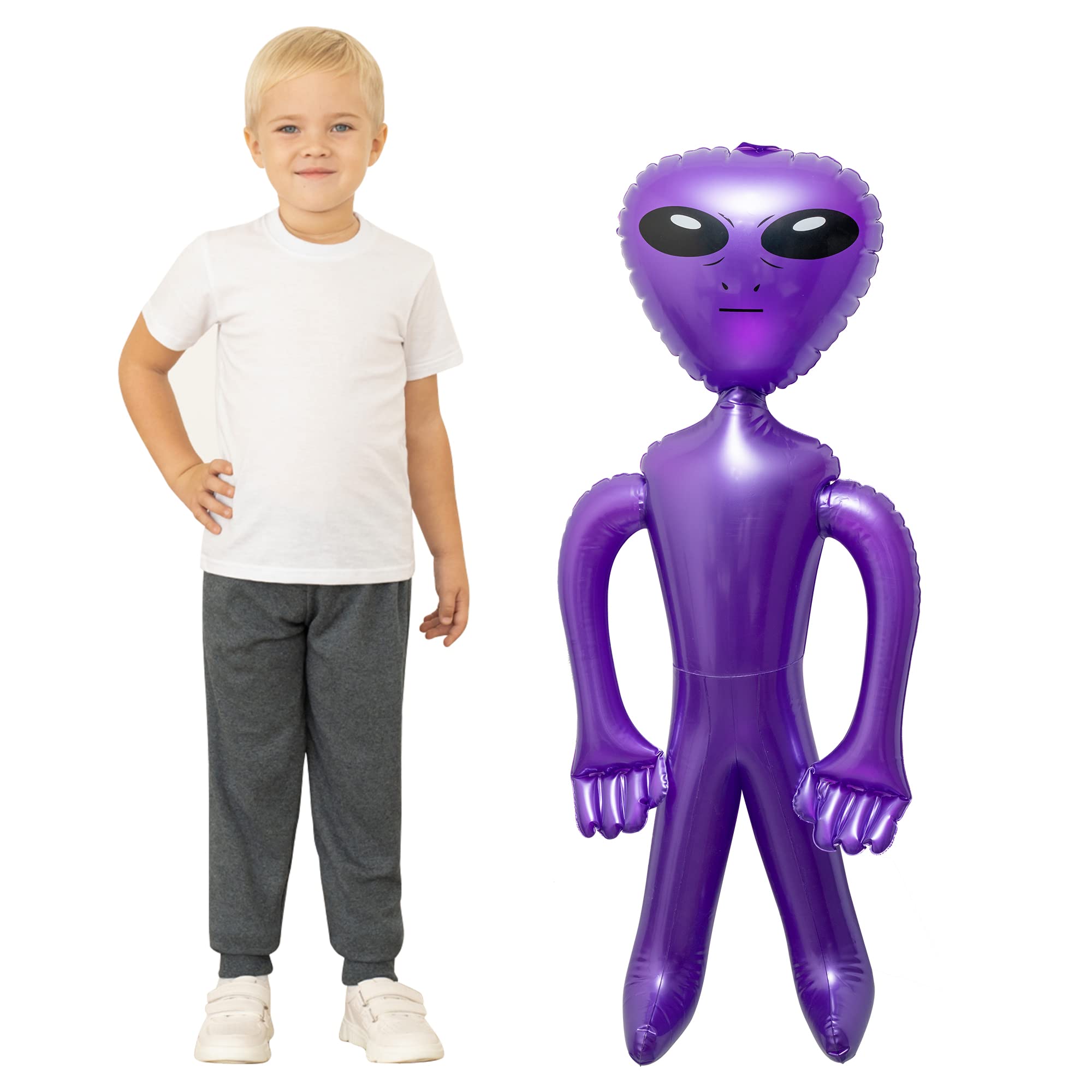 Snapklik.com : 5 Pack Assorted Colors Inflatable Aliens, Jumbo Alien ...