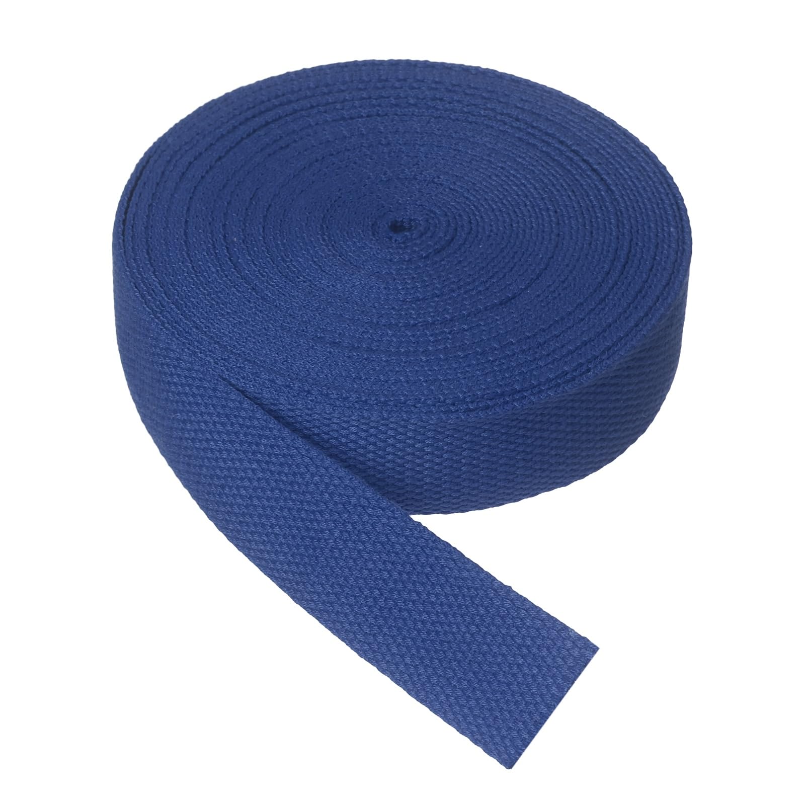 sourcing map Cotton Twill Tape, 3.2cm x 9.2M Cotton Ribbon Bias Binding Tape Trim Webbing Straps for Sewing DIY Crafts Gift Wrapping, Sapphire