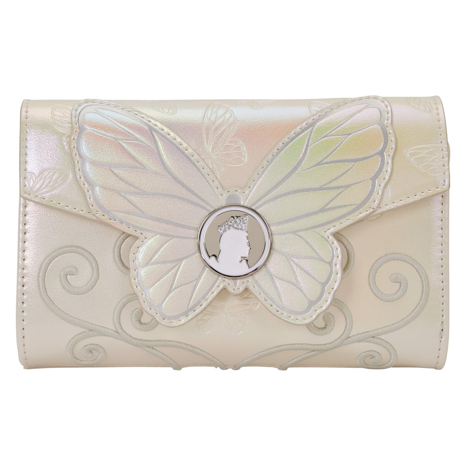 Loungefly White Wicked Butterfly Mini Backpack & Wallet Set Loungefly Reveals Magical Wicked: For Good Collection  main image 4