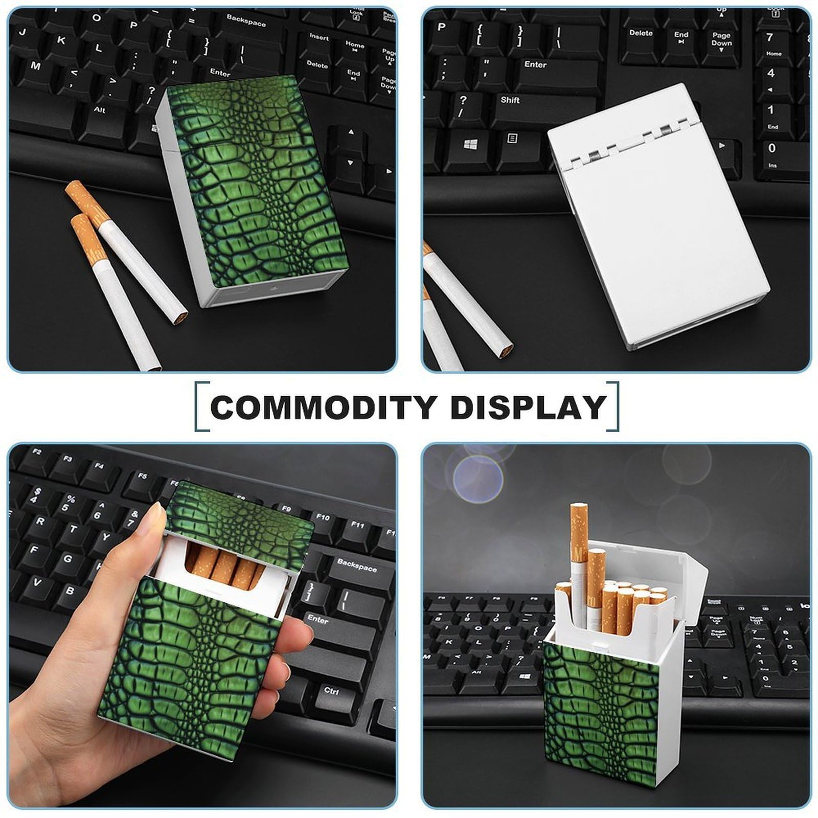 小物 gcc-01 garo cigarette case Amazon.com: Alligator Skin Cigarette Case Compact Waterproof