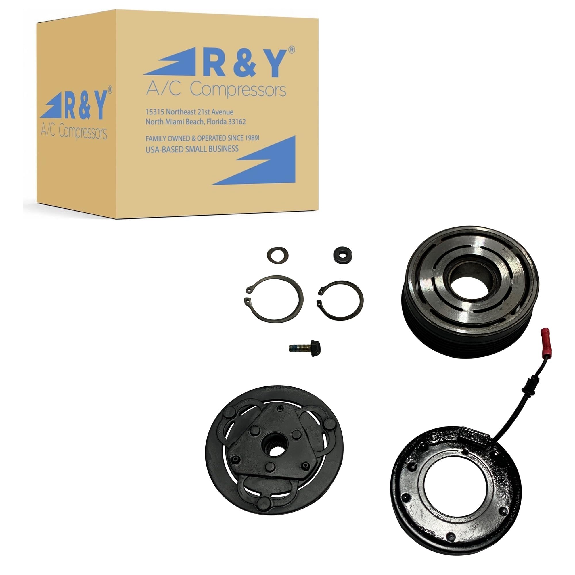 コムクル R Amazon.com: RYC A/C Compressor Clutch IG485-CL (4-Groove Pulley