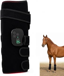 Red Light Therapy for Horse Leg,for Equine Muscle Recovery speeds up Muscle Recovery 850nm&660nm Infrared Light Therapy Horses Boot,Smart Timer,Rechargeable&Portable