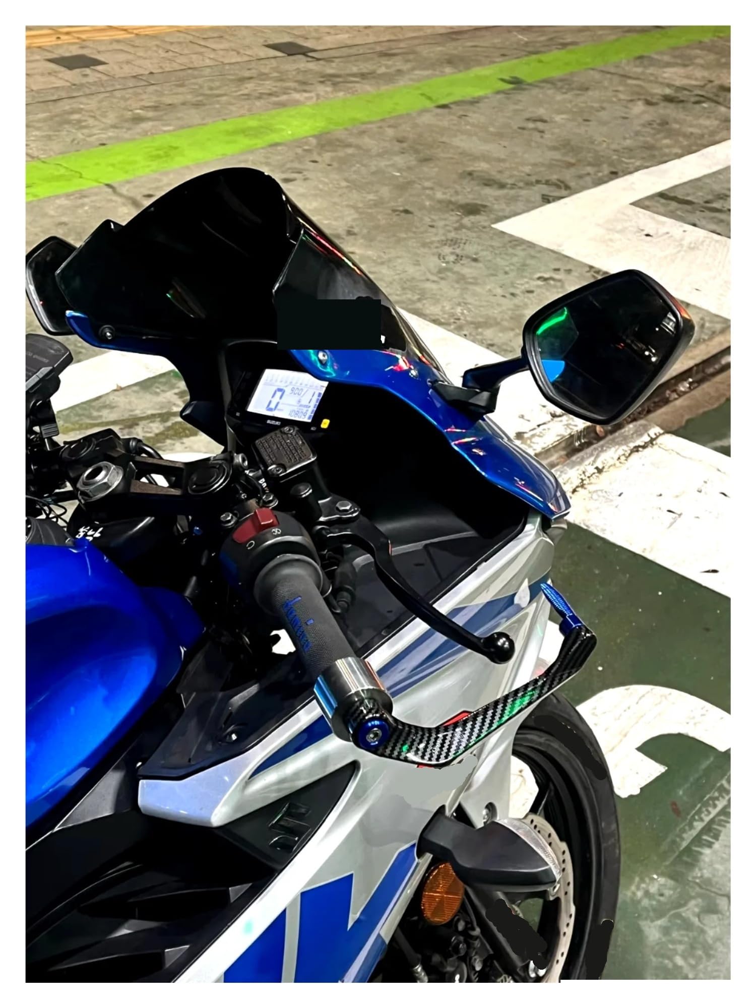 Guardia empuñadura para Manillar De Motocicleta, Aluminio
