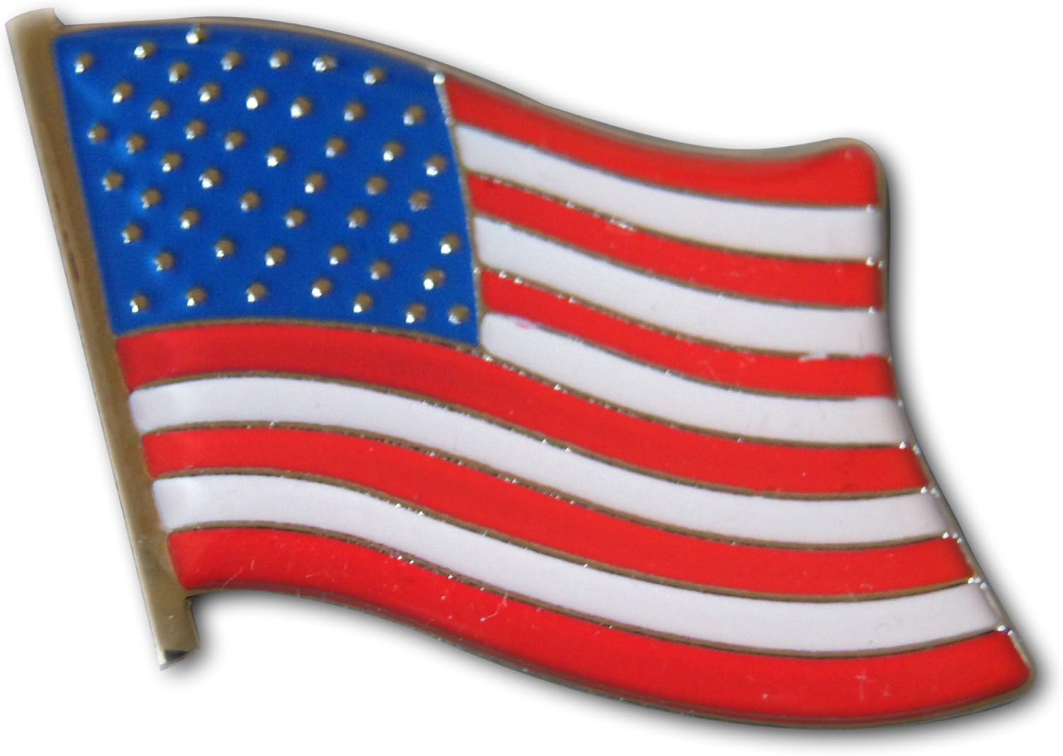 4-Piece Irish & American Flag & Shamrock Lapel or Hat Pin & Tie Tack Set with Clutch Back by Novel Merk,Green,Medium - Image 3