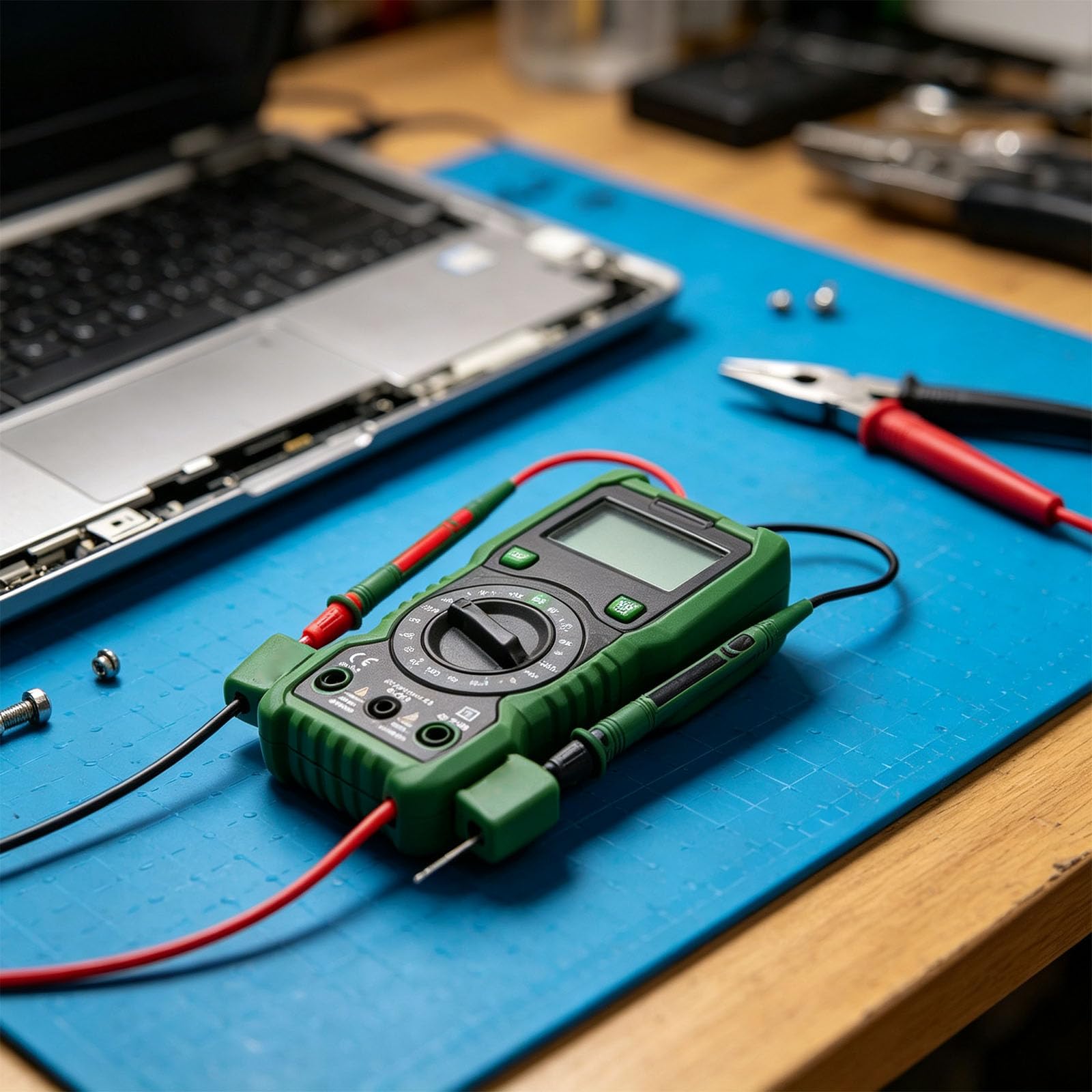 Multimetro con display LCD per la diagnosi quotidiana
