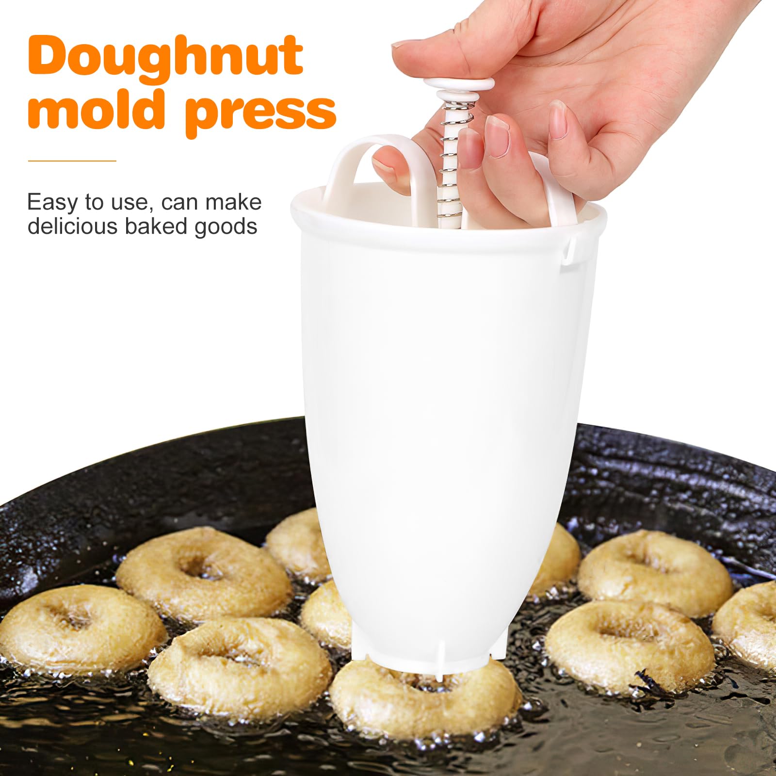 Machine à Donuts Mini - Faites Des Beignets Maison Facilement | Format Blanc