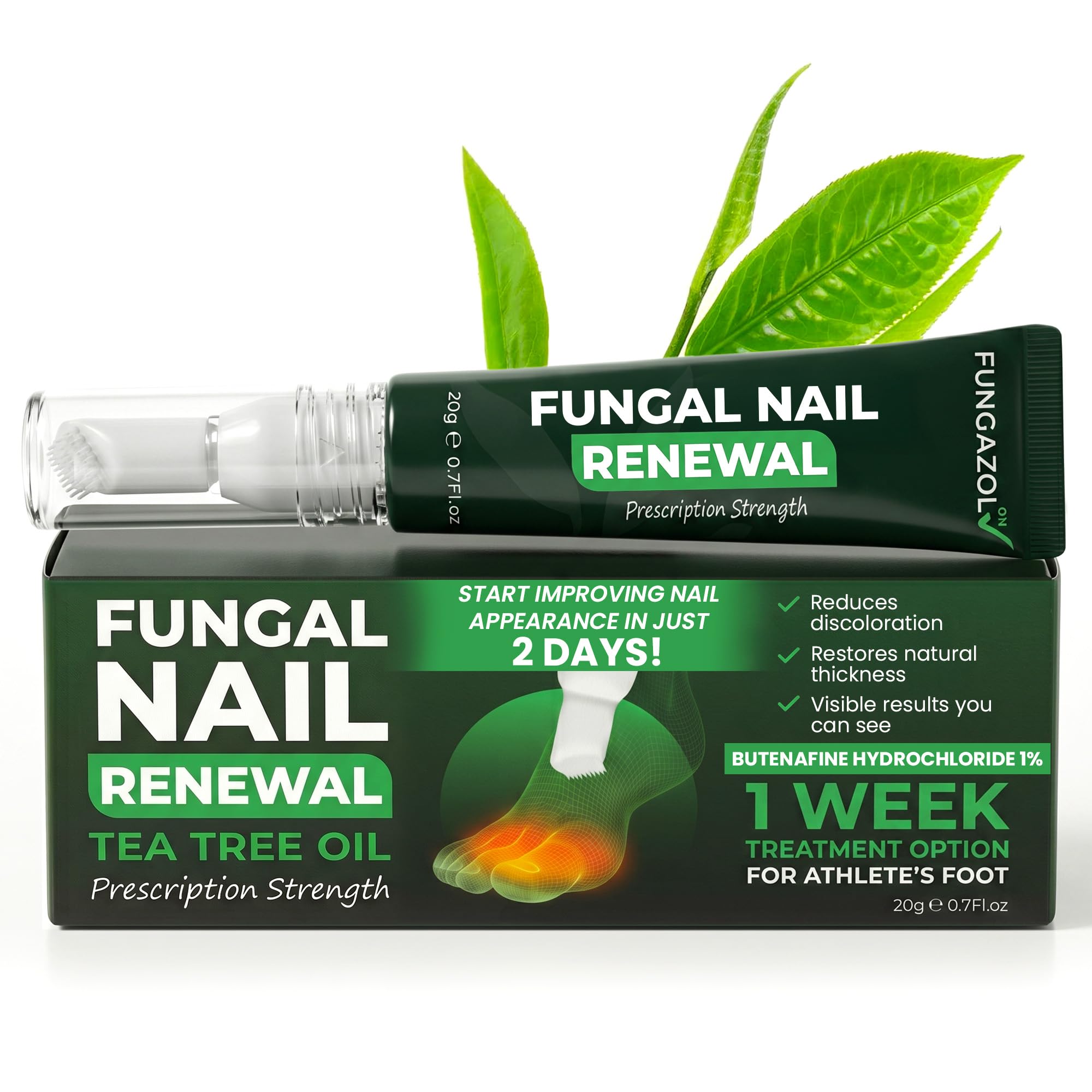 Nail Fungus Treatment with Tea Tree Oil for Fungal Nail & Toenail Repair