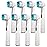 8 Pcs Replacement Toothbrush Heads Compatible with Oral B Braun, Professional Electric Toothbrush Brush Heads Refills for Oral-B Pro 500/750/1000/1500/3000/3757/5000/7000/7500/8000
