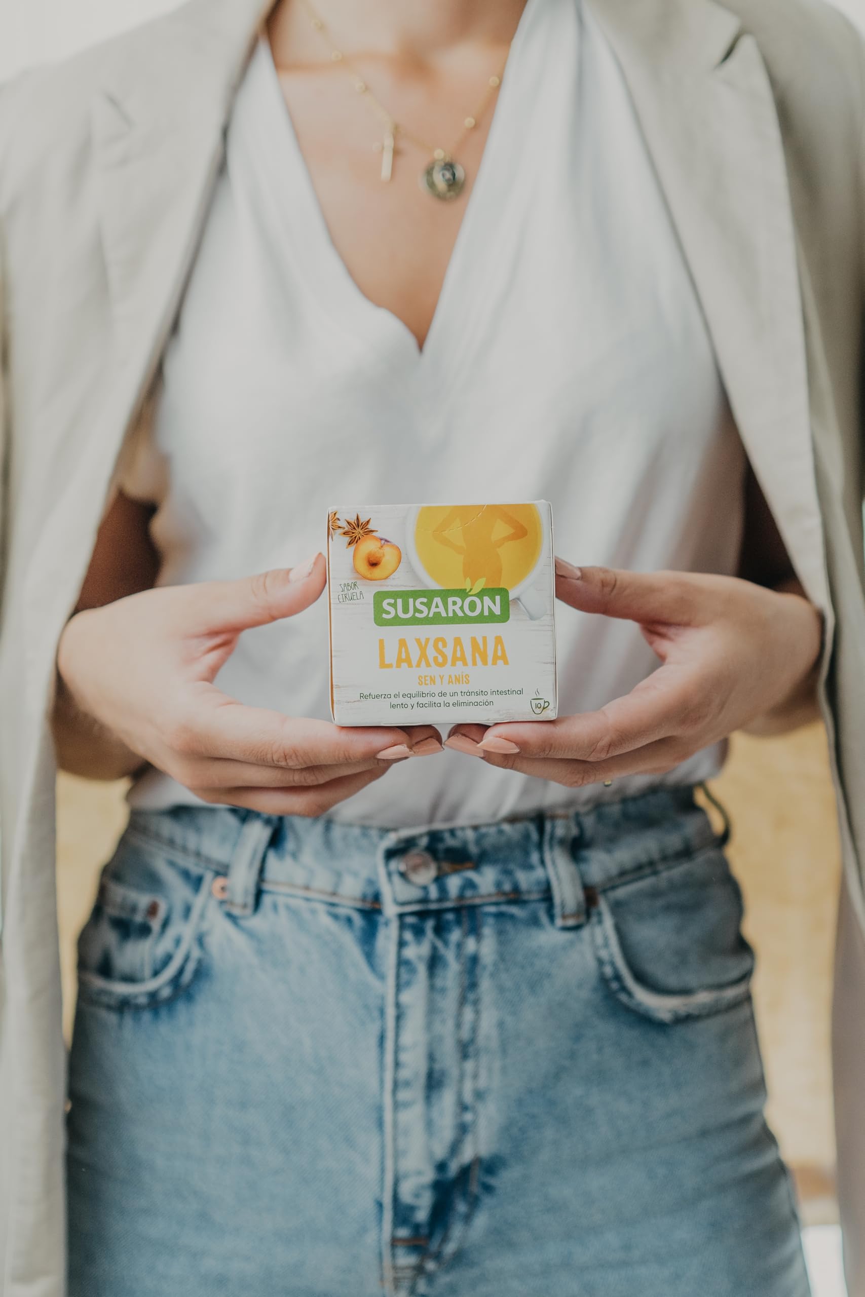 Susarón Infusión Laxsana Sen y Anís Sabor Ciruela Caja 10 bolsitas