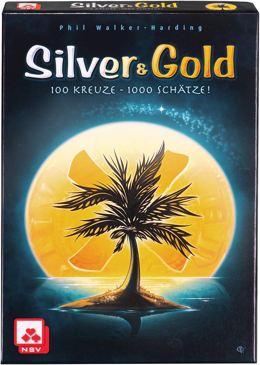 NSV - 4088 - Silver & Gold - Card Game