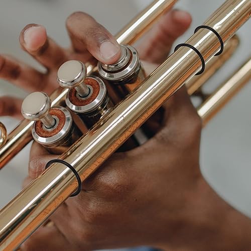 Miniatura 5 de ERINGOGO 20 unids anillo trompeta trompeta corneta sintonización diapositiva de goma o parachoques tope corneta instrumento silenciador s para