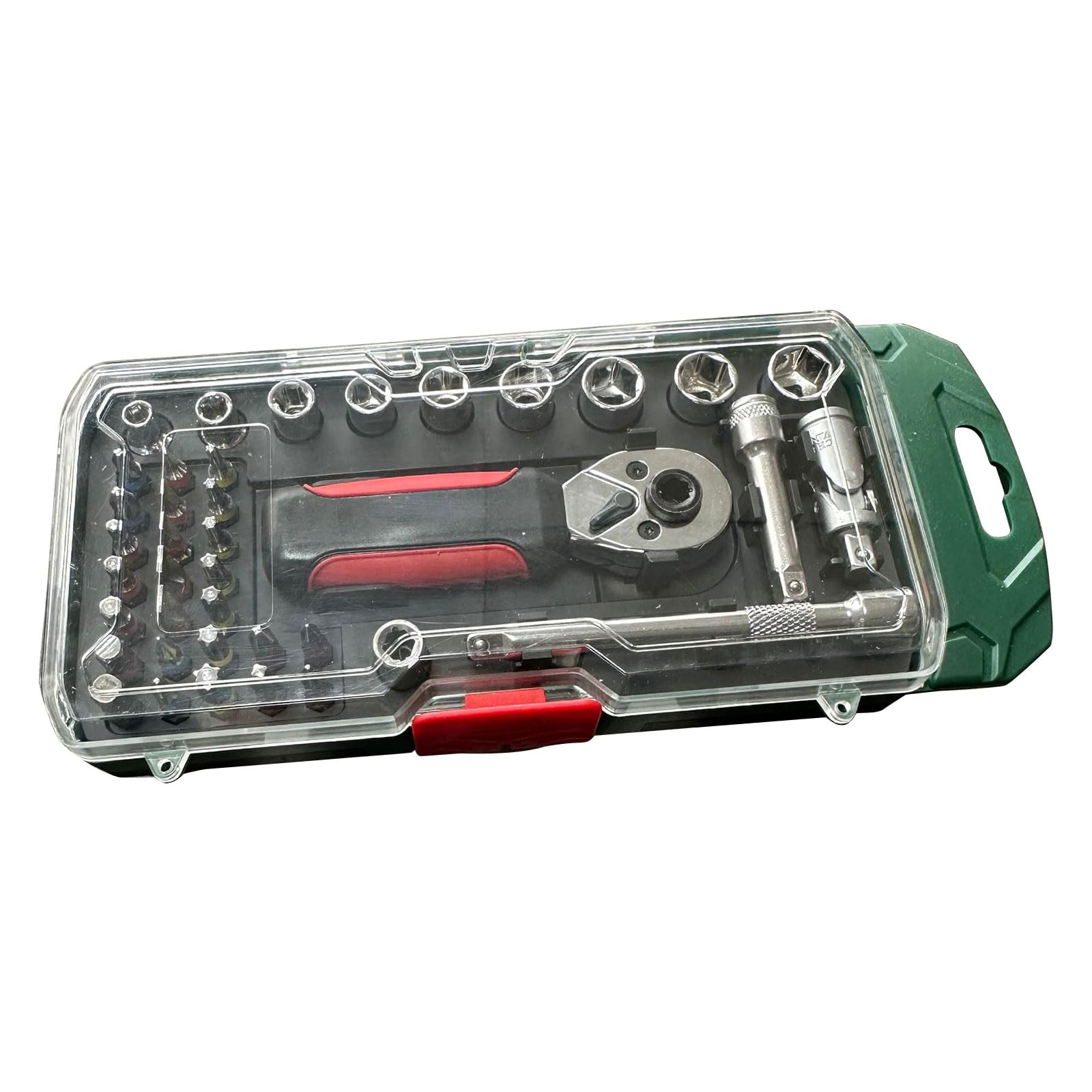 Kaccde Rubber Handle Multifunction Ratcheting Wrench 72 Tooth Mechanism Torque Control Repair Ratchets Wrenches