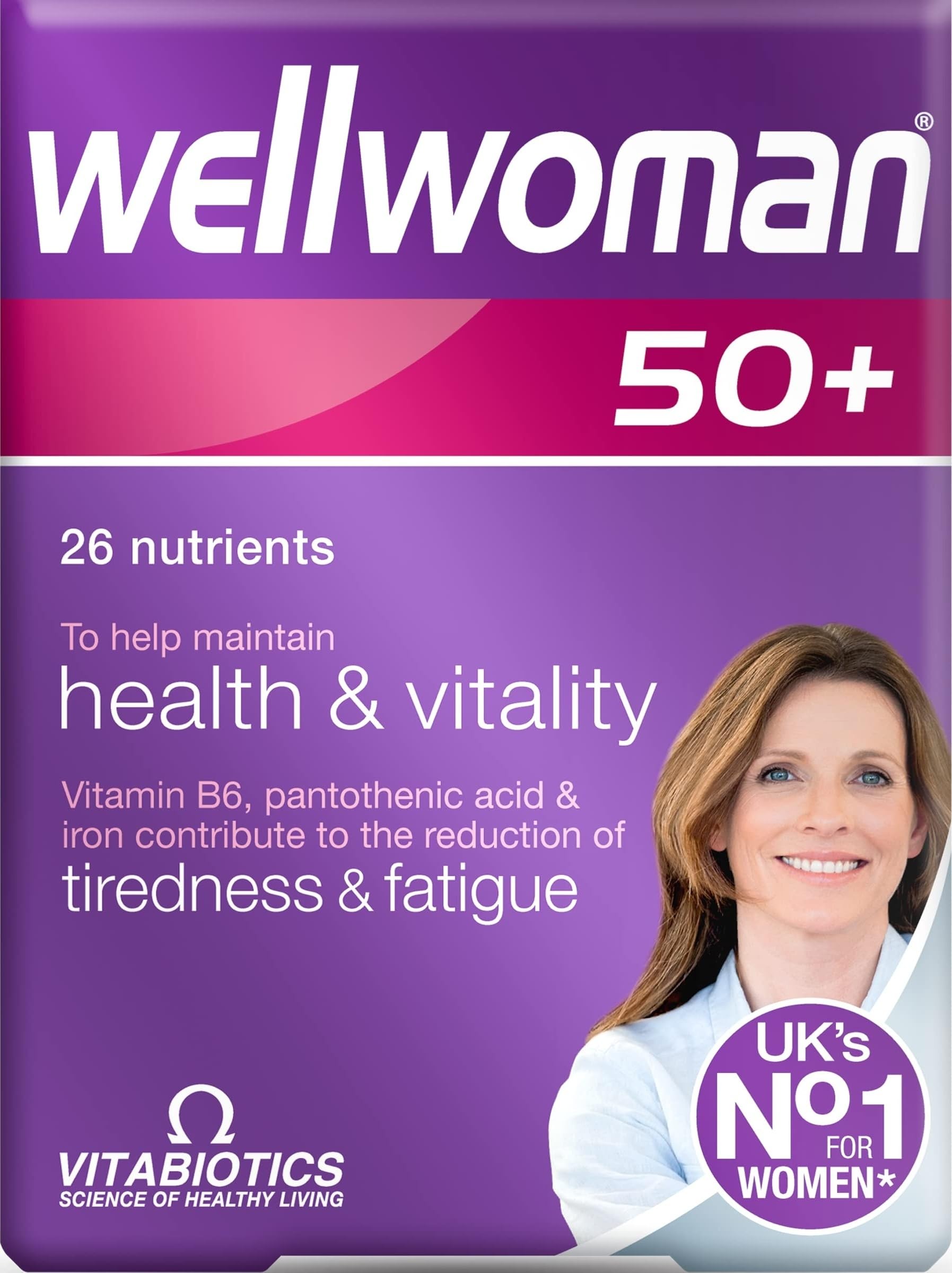Vitabiotics Wellwoman 50+ Plus Advanced Vitamin Mineral Supplement 30 Tablets UK