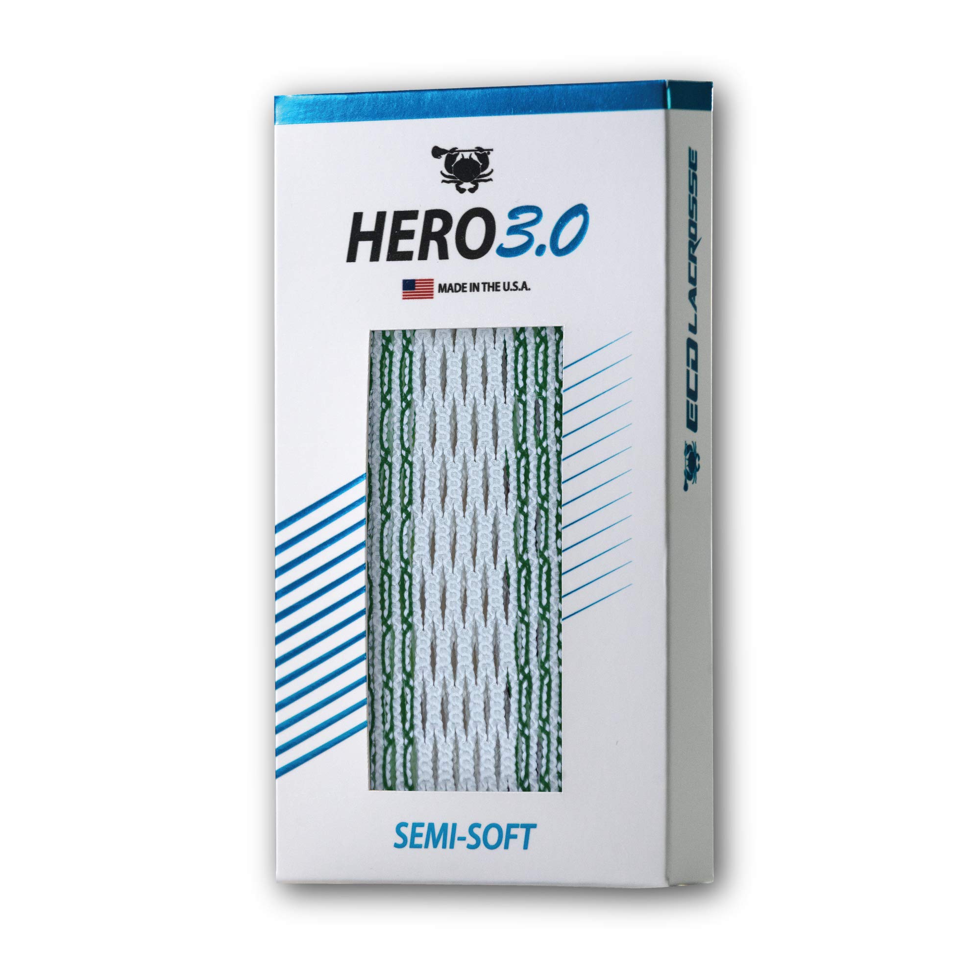 ECD LacrosseHero 3.0 Mesh - Semi Soft - Kelly Green Storm Striker