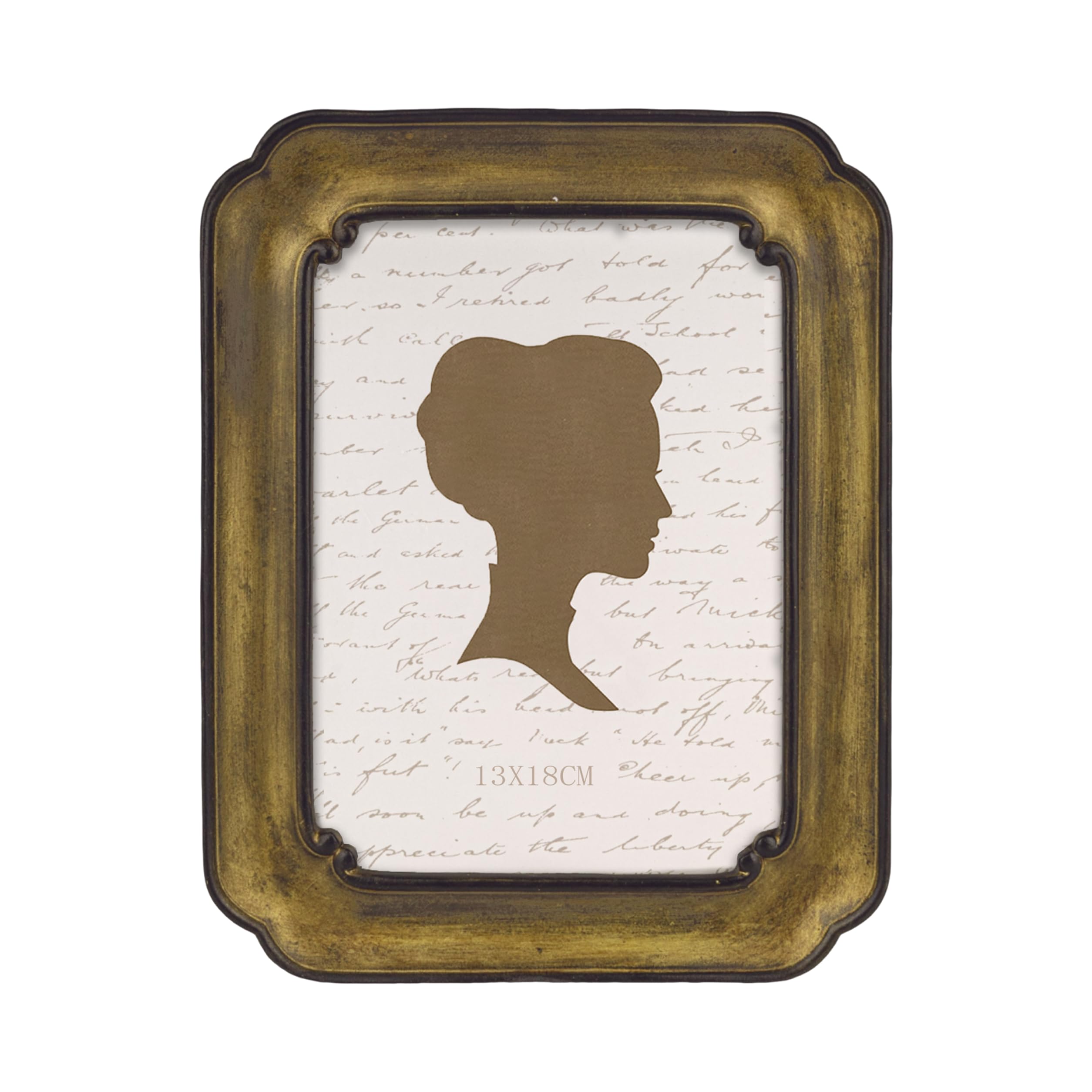 Cadre photo vintage bronze pour sublimer votre décoration de salon et vos portraits de famille