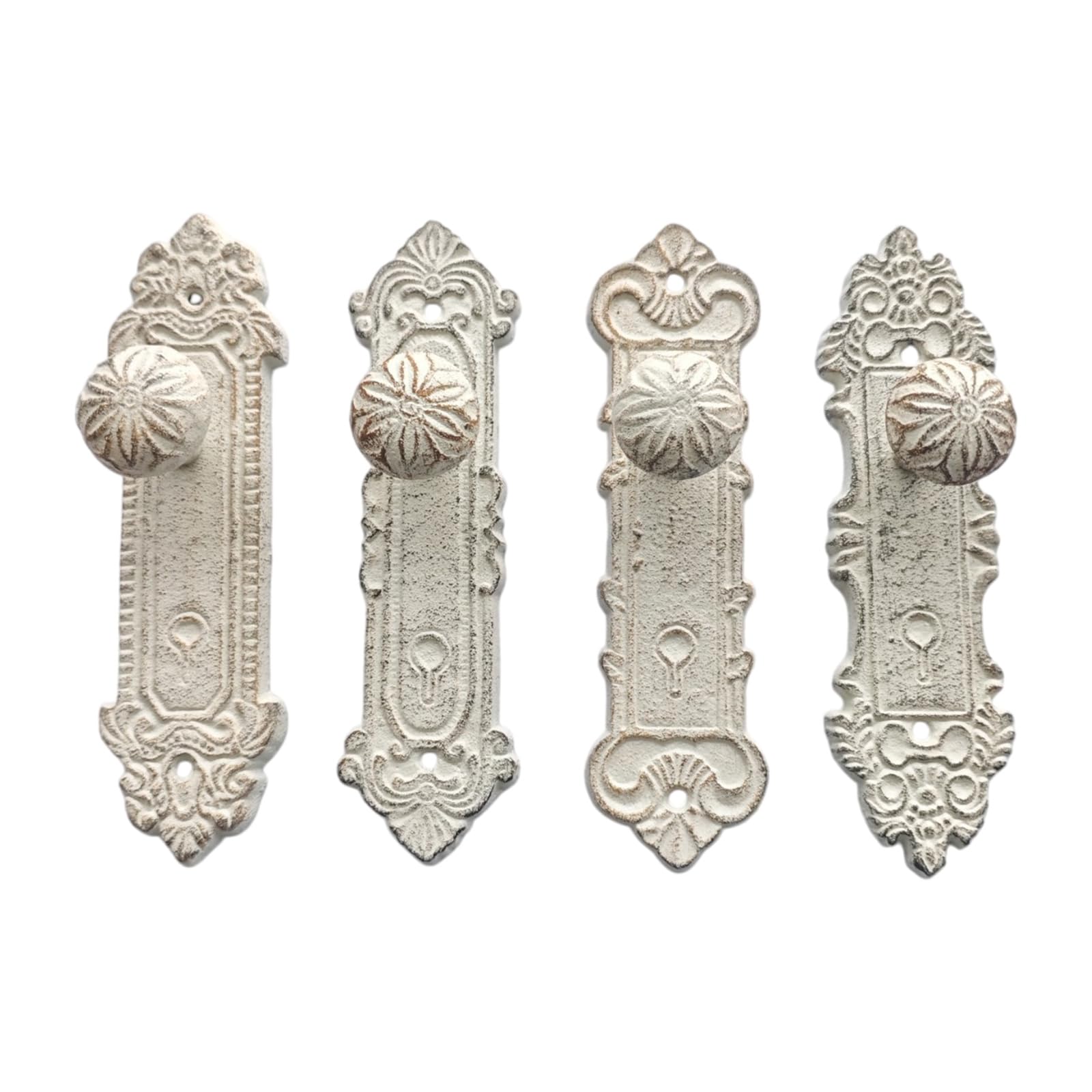 Msioytog Wall Hook 4 Pieces Sturdy Iron Hangers for Entryway Bedroom Decoration Traditional Home Accessories