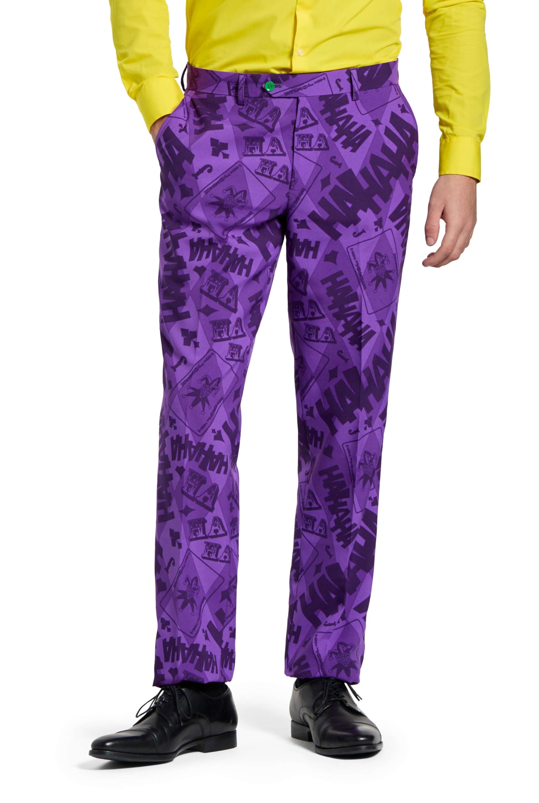 OppoSuits Konzessioniert Superheld Halloween Anzüge für Herren - Komplettes Set: Jackett, Hose und Krawatte,violett ,50