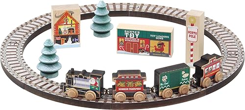 NameTrains North Pole Village Railroad - Fabricado en Estados Unidos