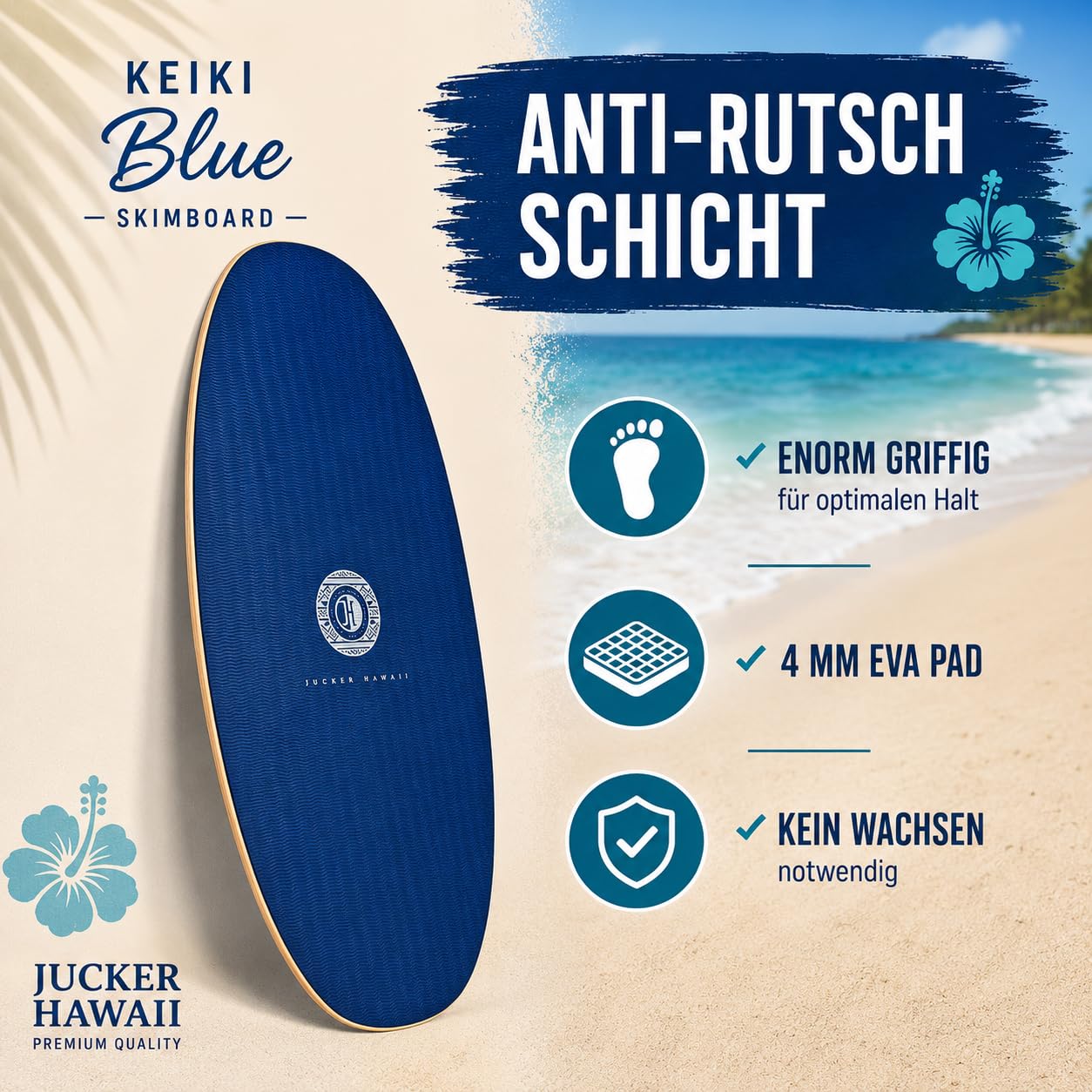 JUCKER Hawaii Skimboards – Fun & Sports für den Strand