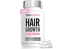 Tru Bloom Hair Growth Vitamins — Revolutionary Formulation for Optimal Hair Health and Growth