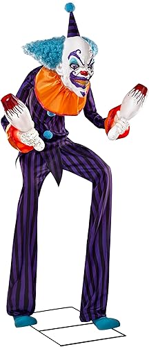 Miniatura 3 de Spirit Halloween Zancos Animatrónicos de 7.9 Ft  Decoraciones  Animado  Decoración de Halloween  Payaso Animatronic