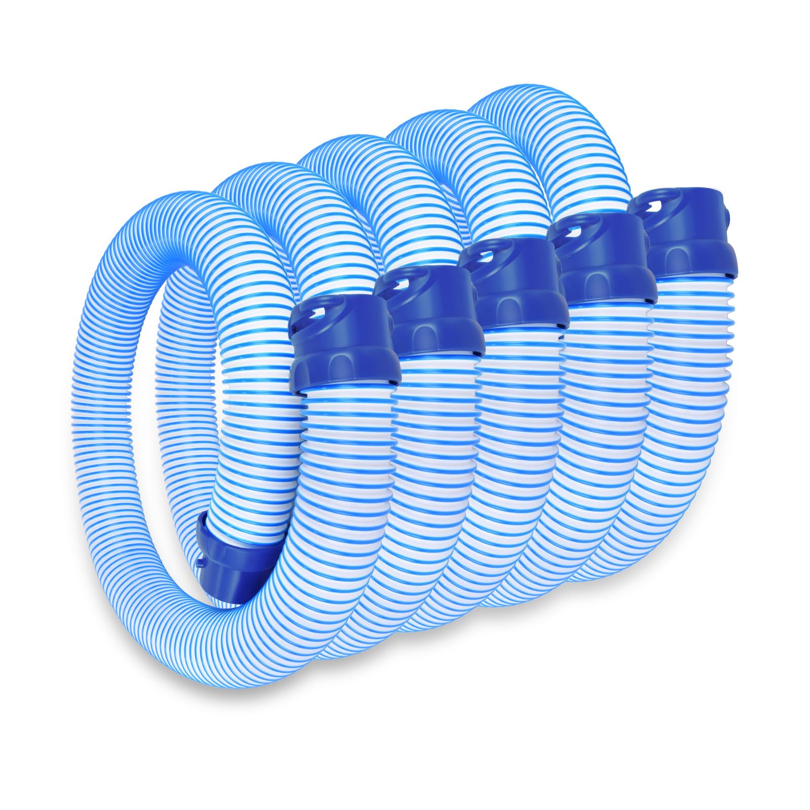 5 Pack R0527700 Pool Cleaner Hose Compatible with Zodiac MX6 MX8 T3 T5 Pool Vacuum Hose 39 Inch Twist Lock Hose Replacement for Swimming Pool