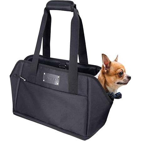 Amazon Co Jp Iswaki 犬 キャリーバッグ トート型 猫 キャリーバッグ ペットキャリーショルダー おしゃれ 高さが調整可能 飛び出し防止 12kgまでの小型犬や猫に対応 買い物 通院 散歩に適用 ペット用品