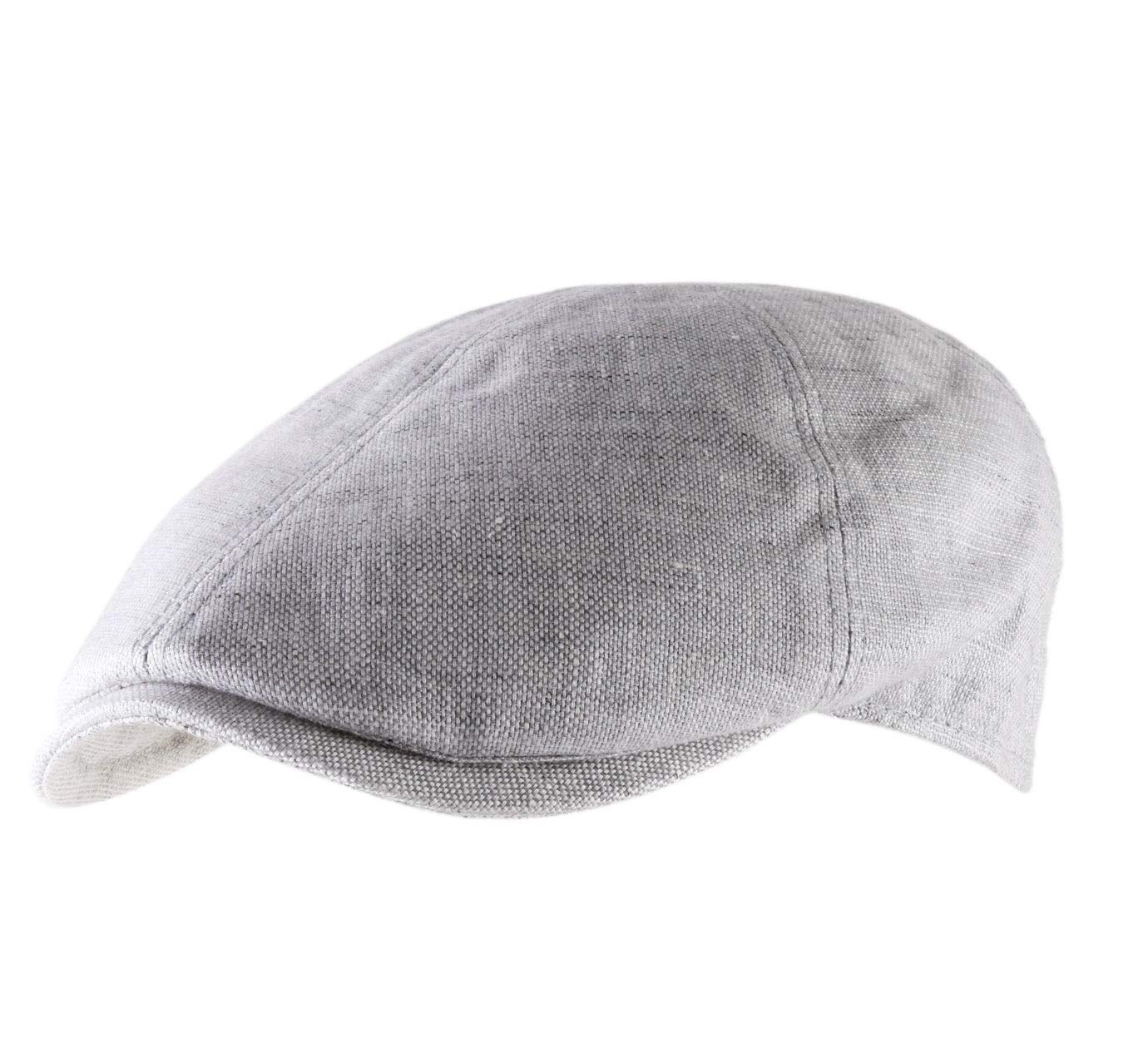 Béret Casquette Plate Homme Femme Classic Cap Lin