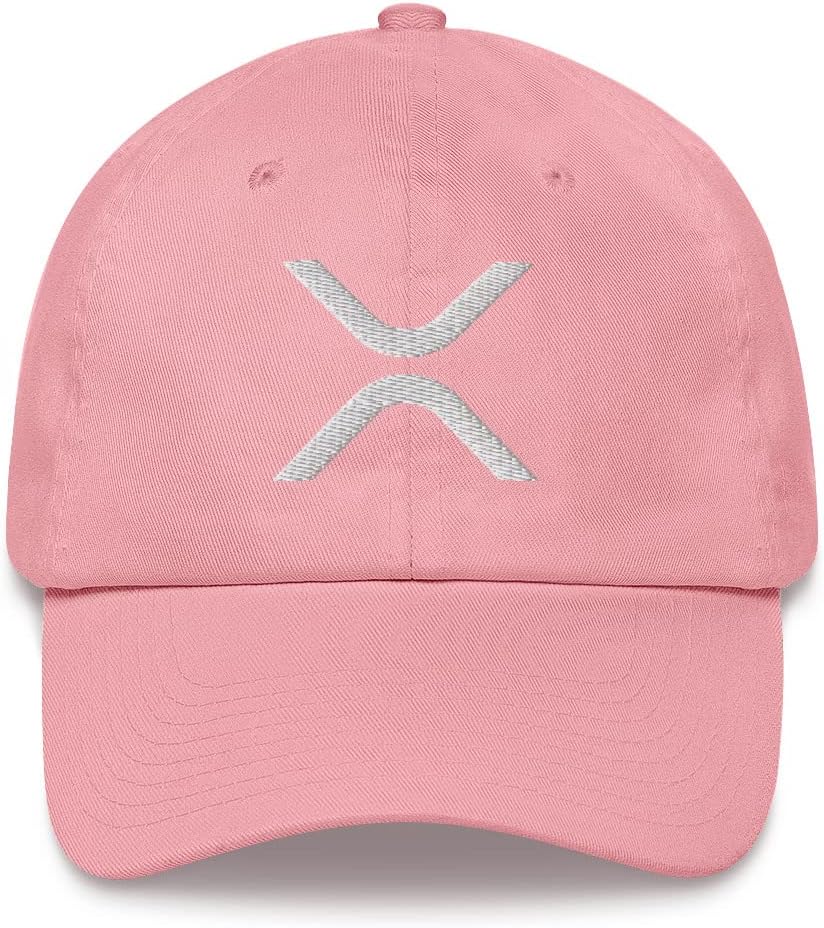 Hogue WS LLC Ripple XRP Cryptocurrency Logo Hat (Embroidered Dad Cap)