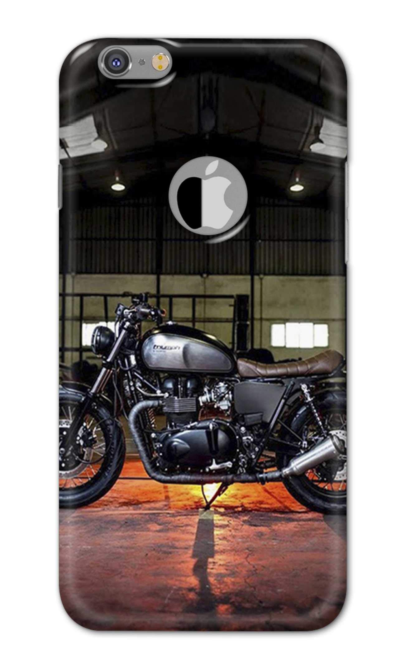 PRINTFIDAA Stylished Mens Racing Bike Printed Designer Hard Back Case Cover for Apple iPhone 6 Logo (4.7") / iPhone 6S Logo (4.7") -(OY) DNL2012