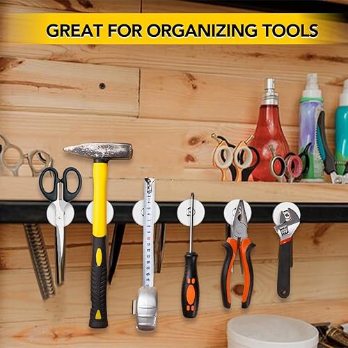 Miniatura 7 de DIYMAG Imanes de neodimio con agujero, fuerza de tracción de 30 libras, imán permanente de agujero avellanado de tierras raras con 10 tornillos para