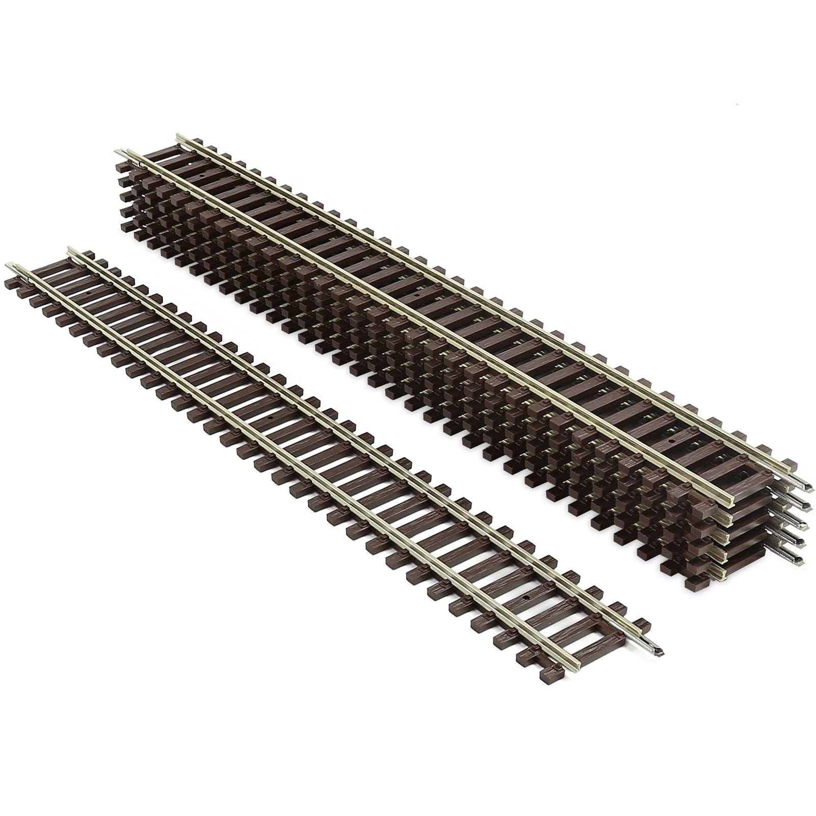 Evemodel Modèle Voie H0 1:87 Code 100 19" Rail Droit Cuivre Nickel avec Connecteur Décor Paysage (12/Pkg)