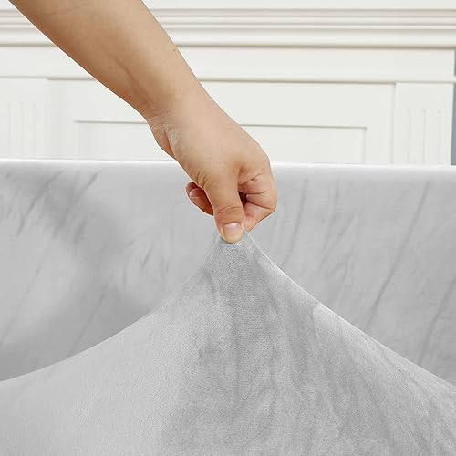 Miniatura 4 de Fundas para sofá modular, funda elástica de terciopelo para sofá en forma de L, suave y antideslizante, protector de muebles para sofá esquinero,