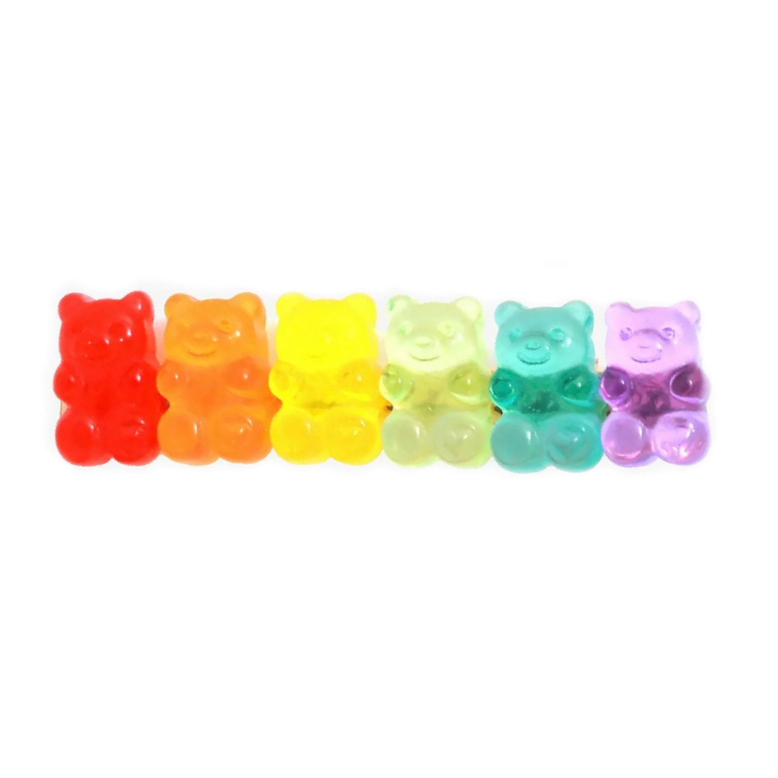 Amazon.com : Mavi Bandz Rainbow Colored Gummy Bear Candy Hair Clip