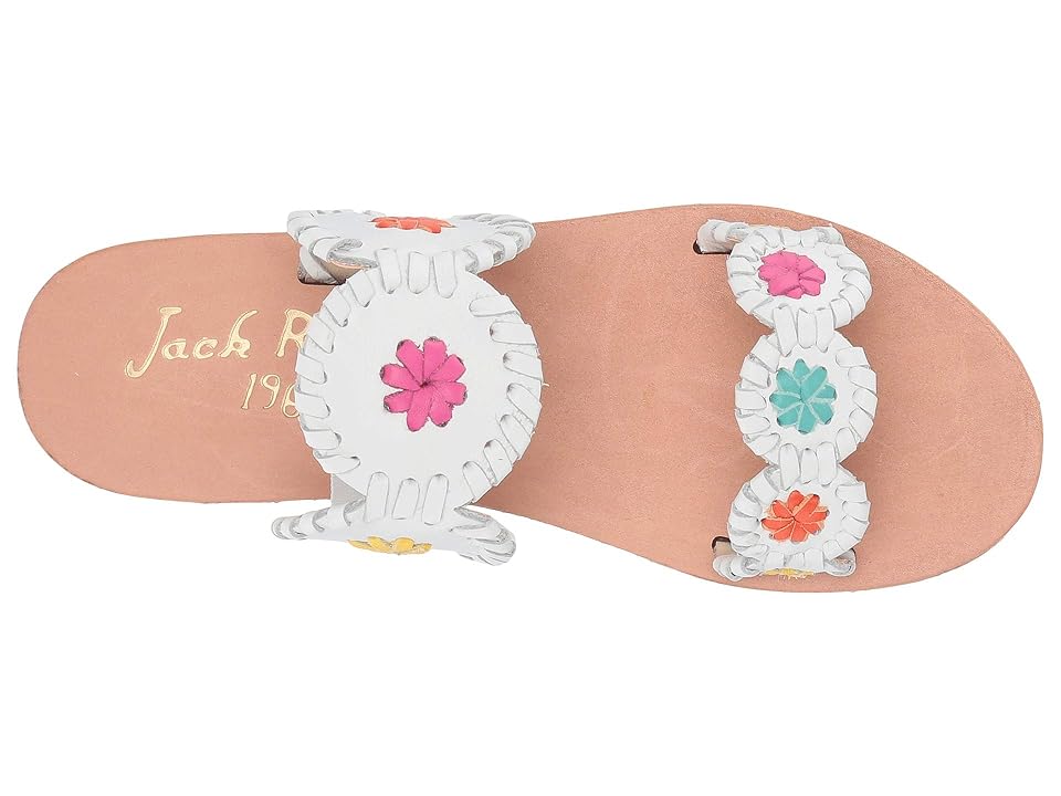 

Jack Rogers Kids Miss Lauren (Little Kid/Big Kid) (White Multi) Girl's Shoes