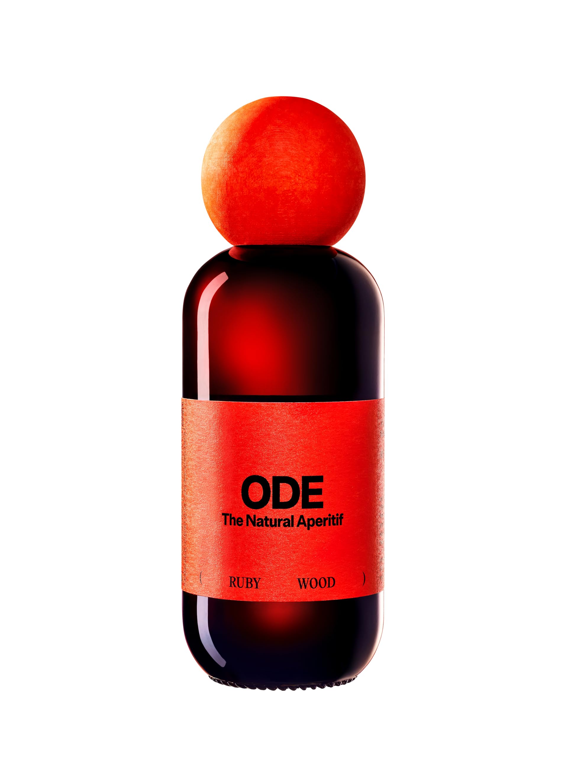 ODE Aperitif Ruby Wood mit 18 Prozent vol (1x 0,5l) - Fruchtiger Aperitif auf Weinbasis mit Botanicals