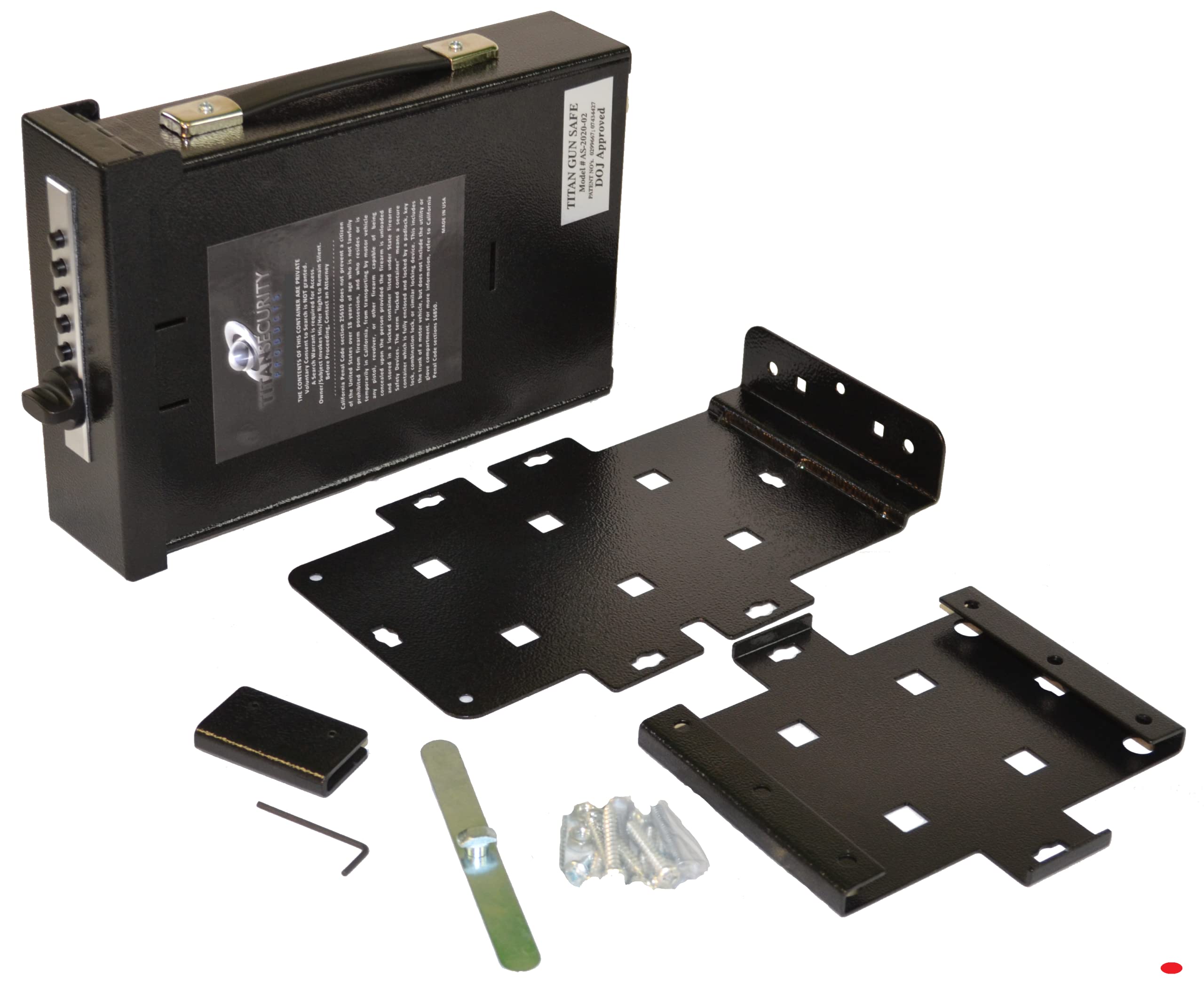 Buy Titan Safe Pistol Vault, FailSafe Mechanical Lock Fast Rugged Hand