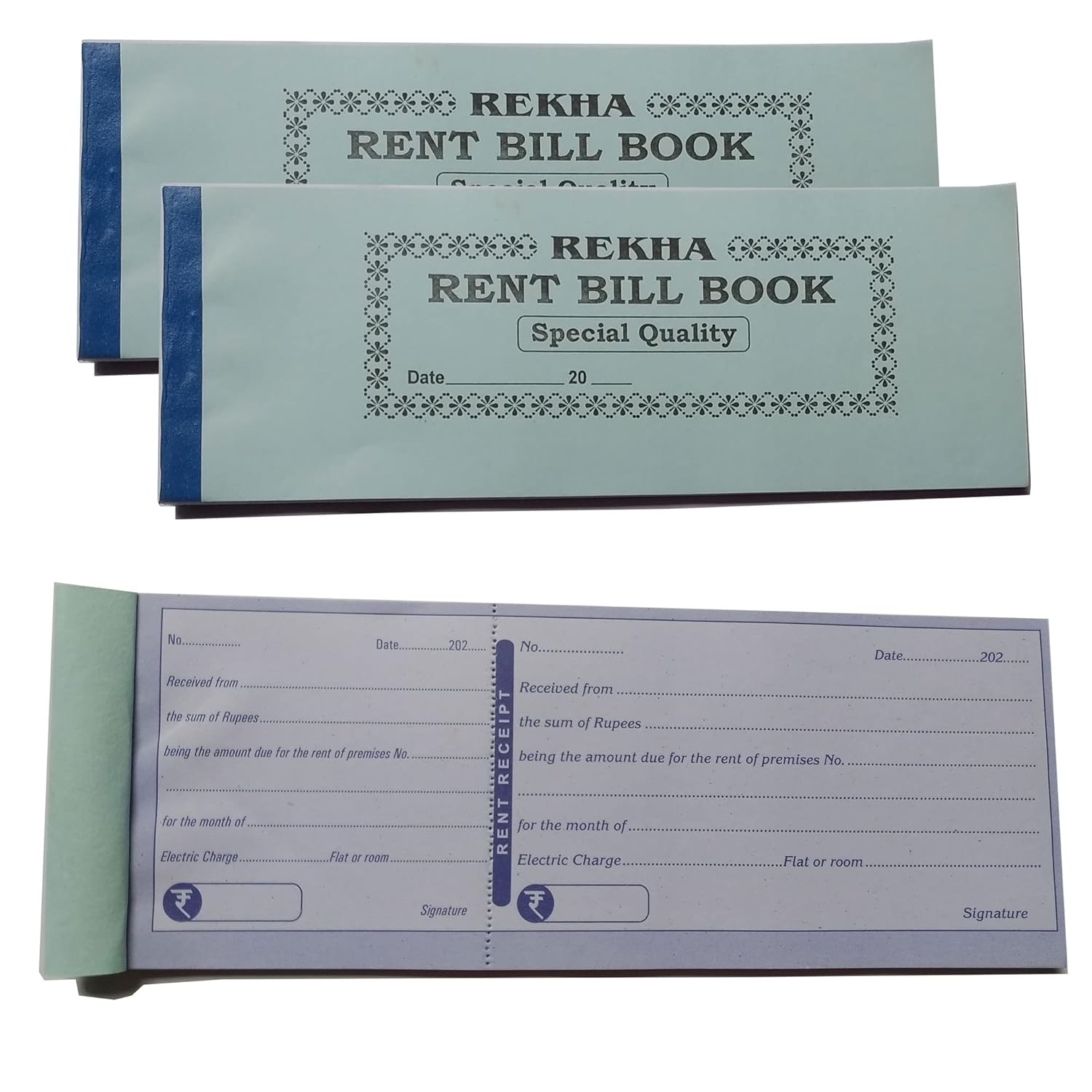 Rent Bill Book 24X9 cm 50 Sheets (Pack of 2) Amazon.in Office Products