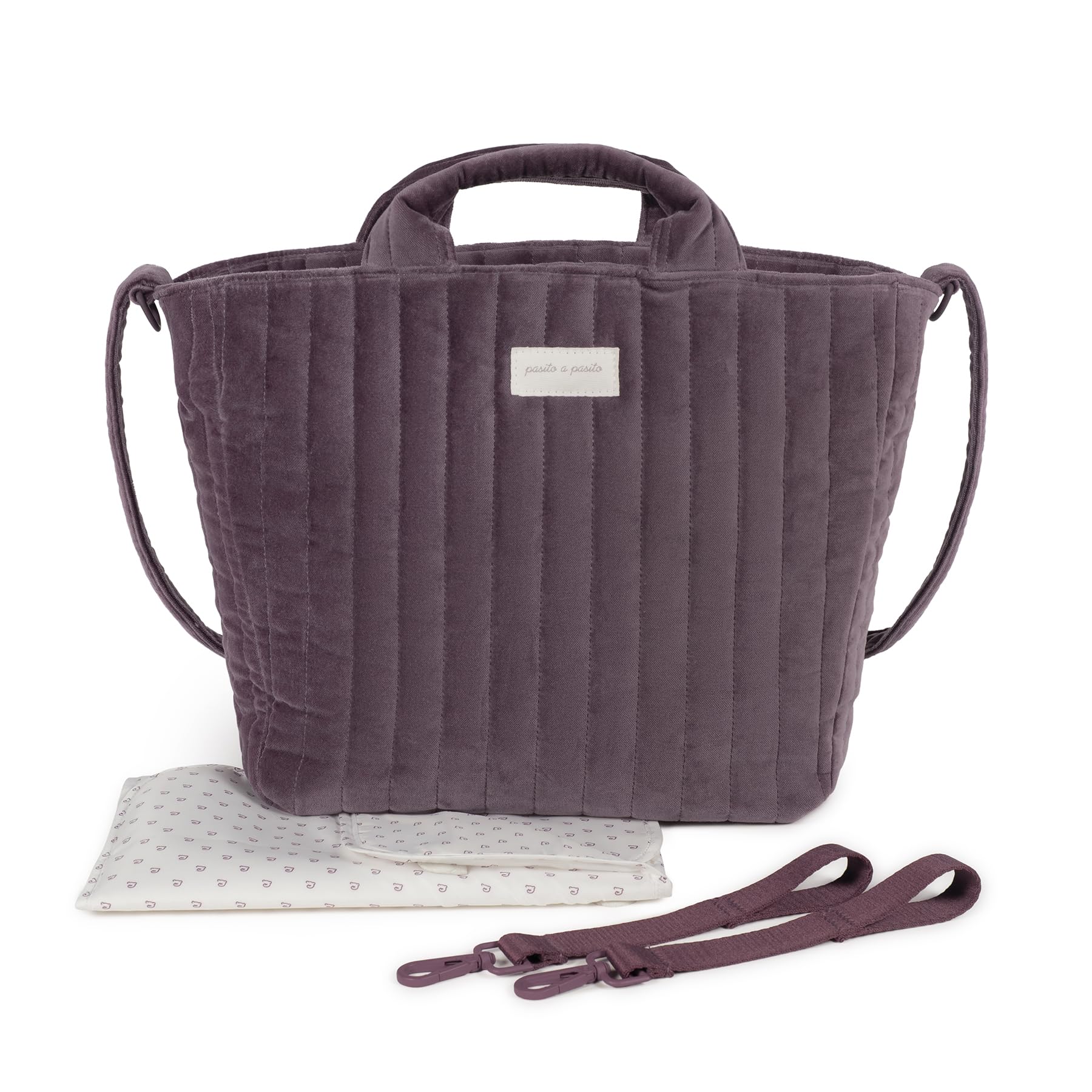 Bolso canastilla Cherry Velvet de Pasito a Pasito