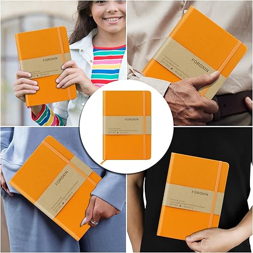 Miniatura 77 de Cuaderno de diario (A5 puntos, color rosa), 192 páginas, tamaño mediano de 5.7 x 8.3 pulgadas, papel grueso de 2.82 oz/m², tapa dura Color rosa,De