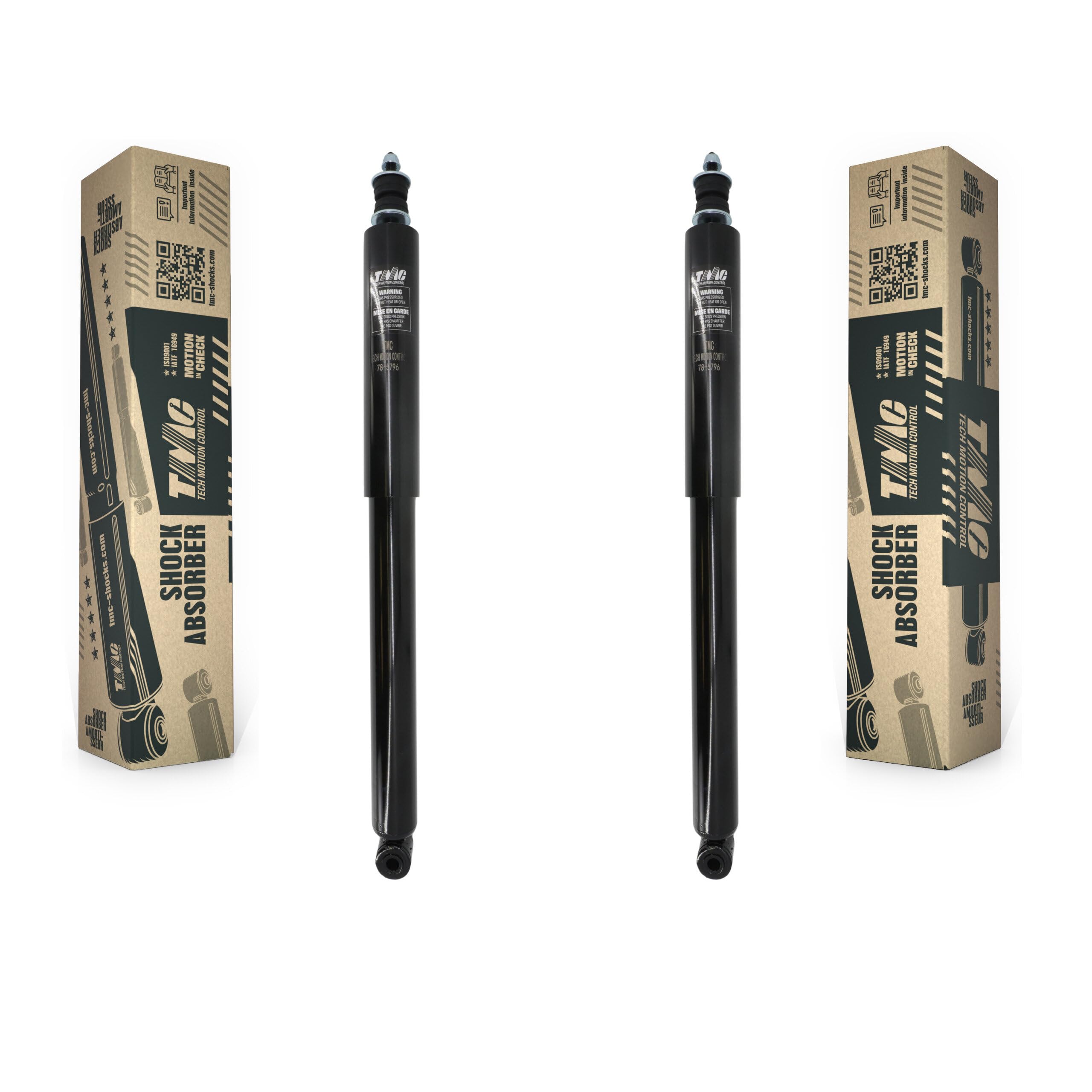 TMC Rear Suspension Shock Absorbers Pair Replacement For Honda Civic - Left Right Side (Driver Passenger) K78-100412 — view 113