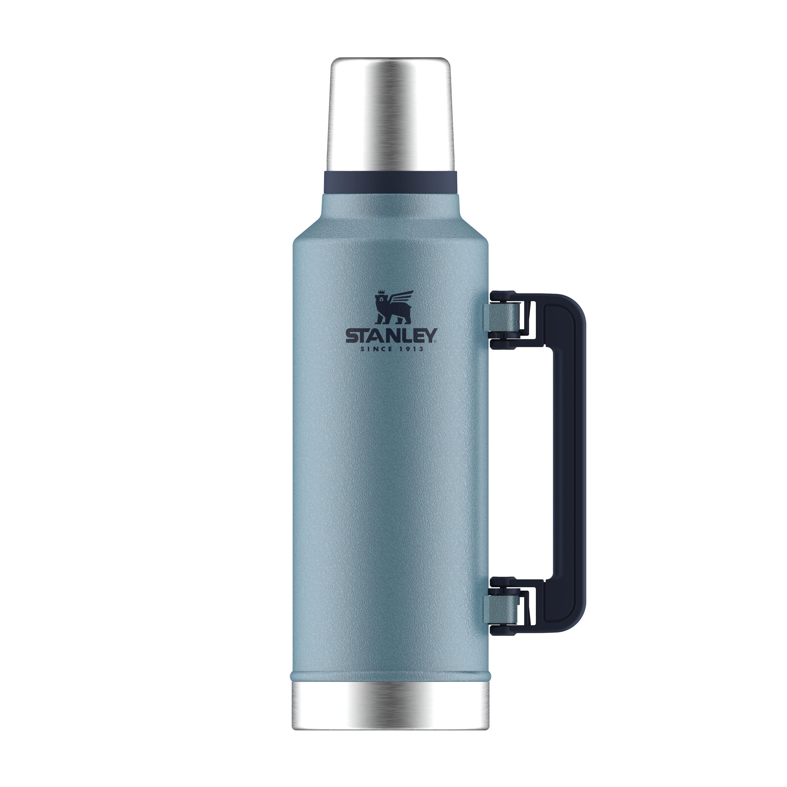 Stanley 1913 Classic Legendary Thermal Flask 1.9L - Keeps Hot Or Cold for 45 Hours - BPA-Free Insulated Bottle - Stainless Steel Coffee Flask - Leakproof - Dishwasher Safe - Hammertone Lake โ image 1