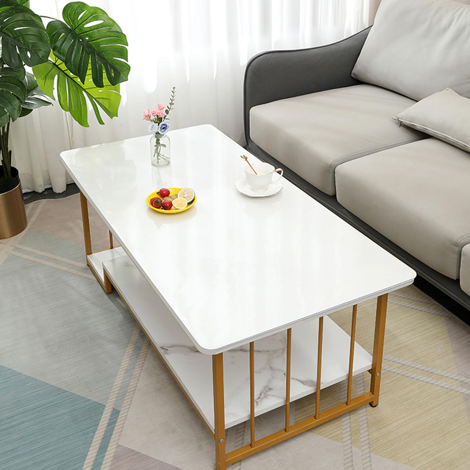 Sottomano da scrivania trasparente Grande Tappetino da scrivania Pvc Tappetino per Ufficio Antiscivolo impermeabile Scrittura per ufficio casa scuola (matte,90cm×200cm)