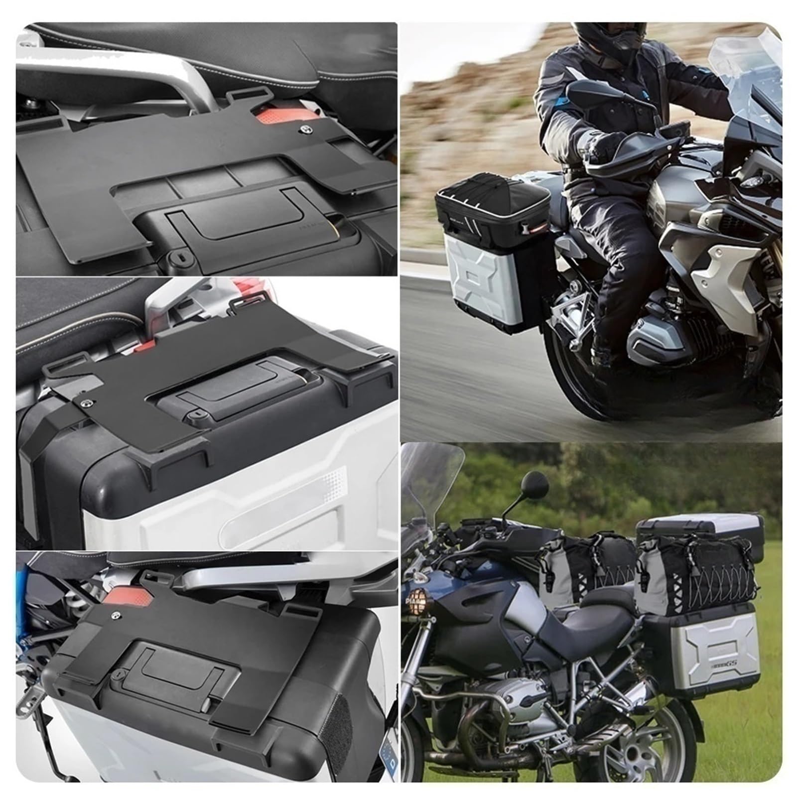 Wspornik Tylnego Bagażu Pasuje Do BM&W R1200GS R1250GS LC ADV Adventure Szyny Bagażowe(Side Rack with bag)