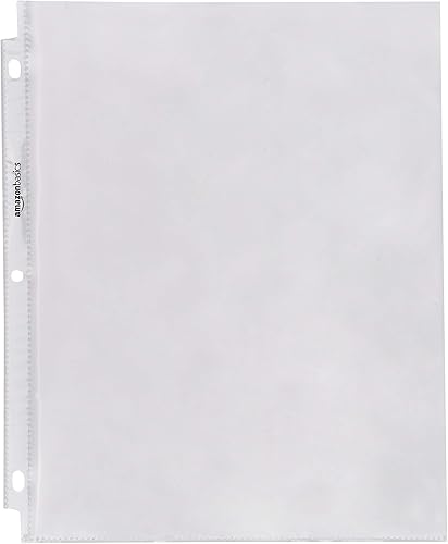Miniatura 5 de Tienda Basics Papel de impresora de copia multiusos 8 fundas de resmas y protectores de hojas transparentes de 85 x 11 pulgadas paquete de 100 y