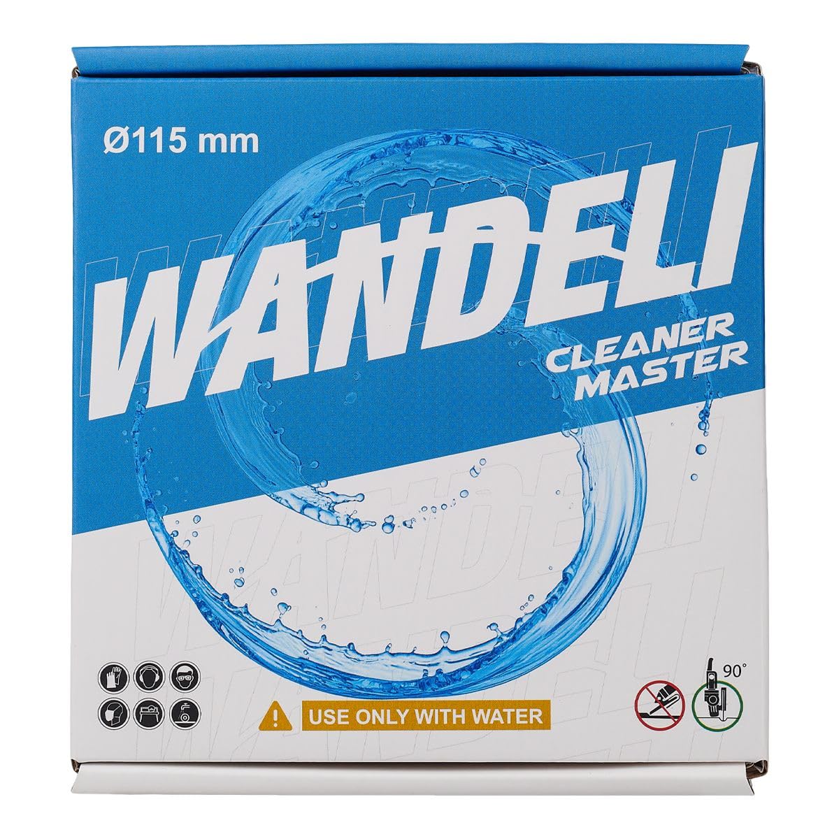 Disco de diamante extrafino Ø115 mm SENDI Wandeli Cleaner Master – corte limpio para porcelánico, cerámica y gres (1,2 mm, eje 22,23 mm)